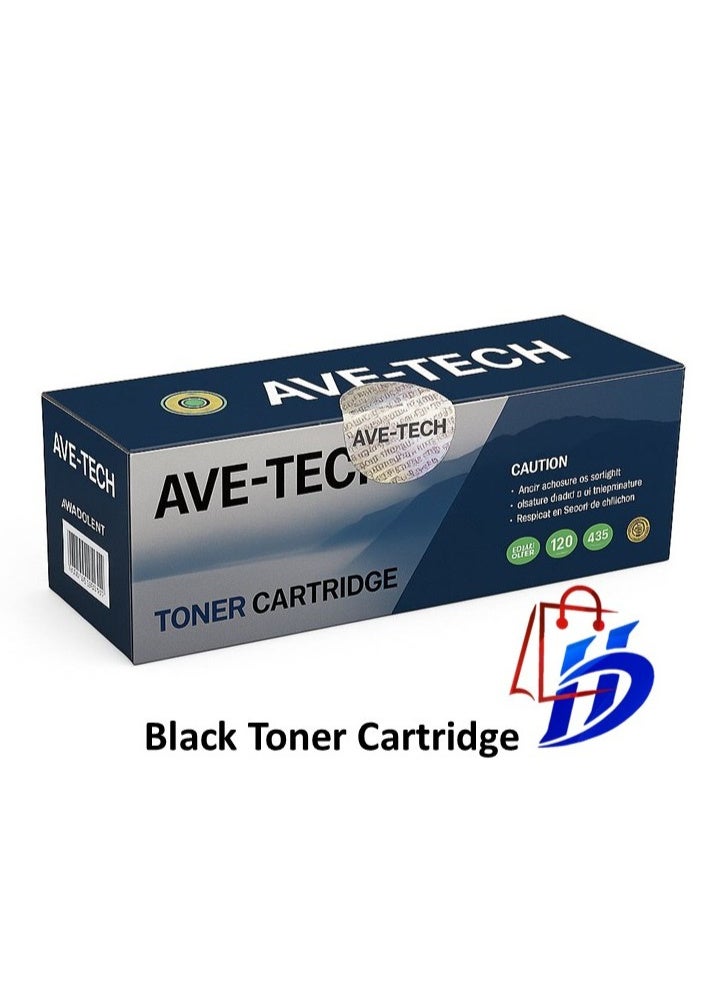 AVE-TECH ORIGNAL TONER COMPATIBLE WITH 83A/737 BLACK CF283A, CRG737 - 1500 Pages Capacity - Image 1